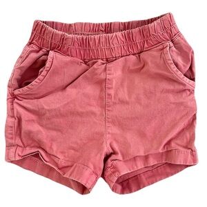 Kids Red Casual Summer Shorts